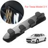 Car Interior Hook Hanger 4 Hooks Bag Purse Cloth Storage Holder Car Plastic Hanging Hooks for Tesla Model 3 Y Accessories