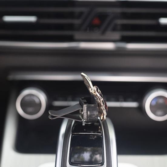 Автомобильный зажим для вентиляции в форме летучей мыши в форме черепа, декор со стразами, автомобильный освежитель воздуха, зажим для духов, ароматерапии