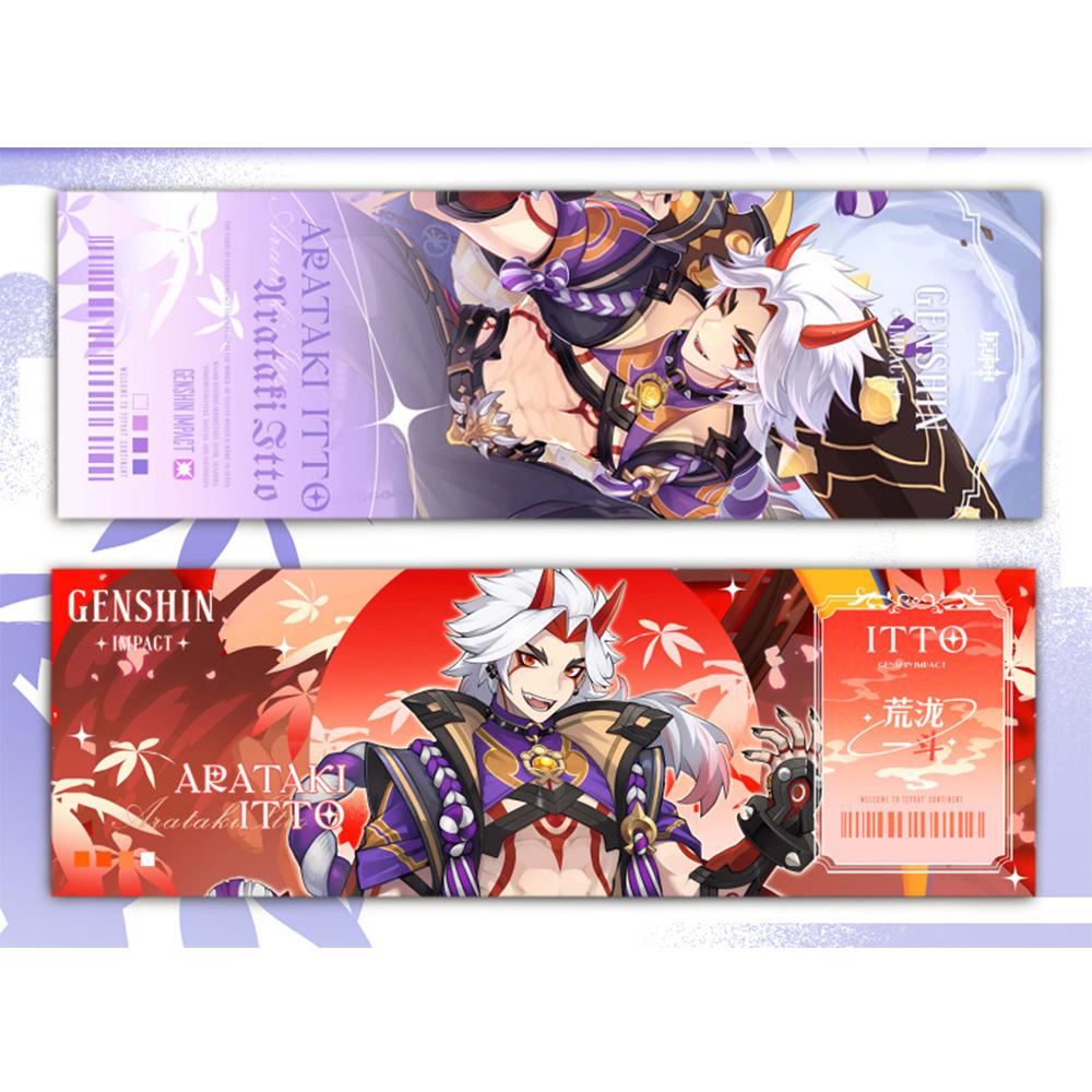 Genshin Impact, коллекционные карты, игры, закладки, Furina Neuvillette, Wriothesley Laser, двусторонний билет, аниме, карта Таро, подарок