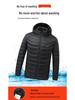 USB Heated Cotton Coat with Four-Zone Heating for Autumn and Winter