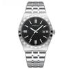 Men’s Quartz Watch Stainless Steel Strap Waterproof Date Display Automatic Style Business Wristwatch Fashion Gift