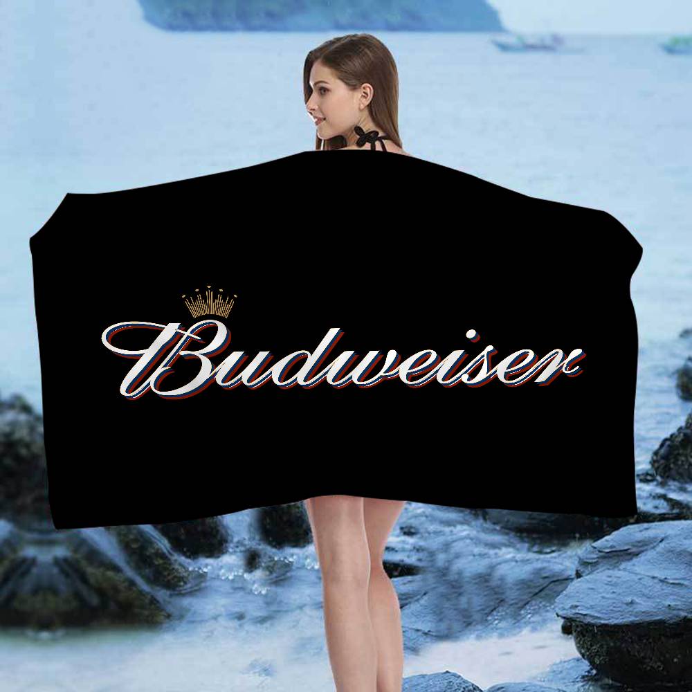 Король Пива B-Budweiser Пляжное Полотенце Цветные Полотенца Для Ванны Для Девочки Микрофибра Быстросохнущее Без Песка Пляж Йога Спа Тренажерный Зал Бассейн