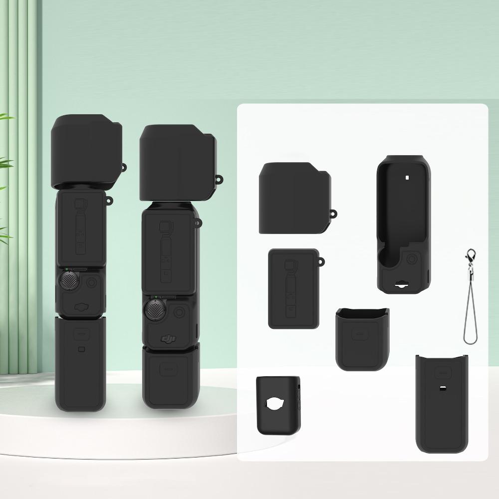 All-Round Protection Silicone Gimbal Camera Case Screen Cover for DJI OSMO Pocket3 Outdoor Shooting