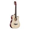 Hubiuyo Acoustic Guitar, Beginner, Student, Adult, 38-inch, Beginner Practice Guitar (38-inch, Original Wood Color)