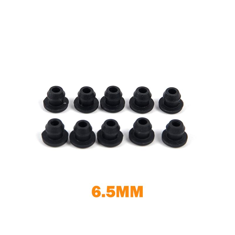 10Pcs Silicone Rubber Snap-On Hole Plug 2.5-14Mm Blanking End Caps Seal Stopper