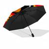 Rainbow Bunny Celebration Outdoor Automatic Umbrella Retractable Design with 8-Rib Durability Compact Design for Outdoor Daily Use Fashion Lovers