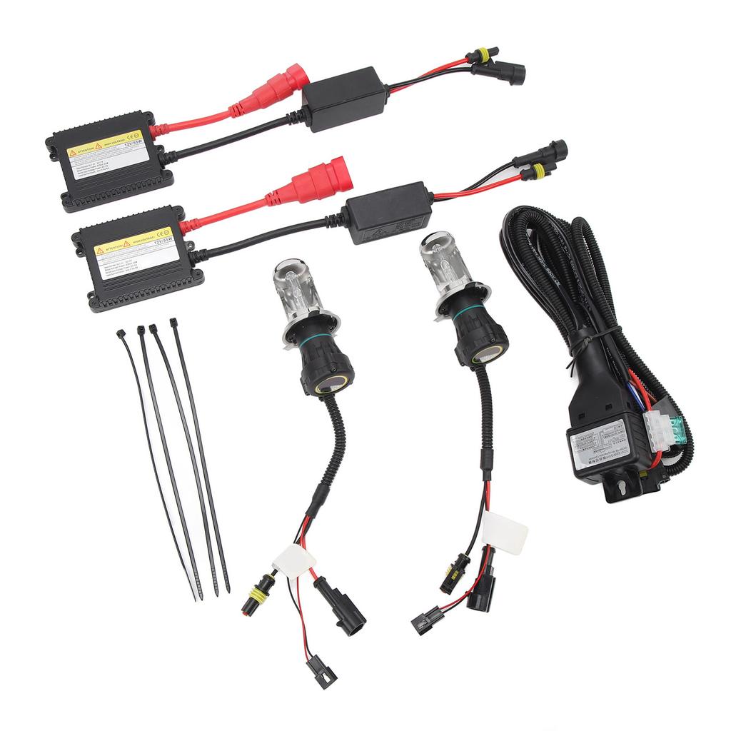 Ксеноновые фары 5500 лм H4 Ксеноновая лампа 55 Вт HID Ксеноновый комплект ламп для всех автомобилей DC12V 6000K Белый