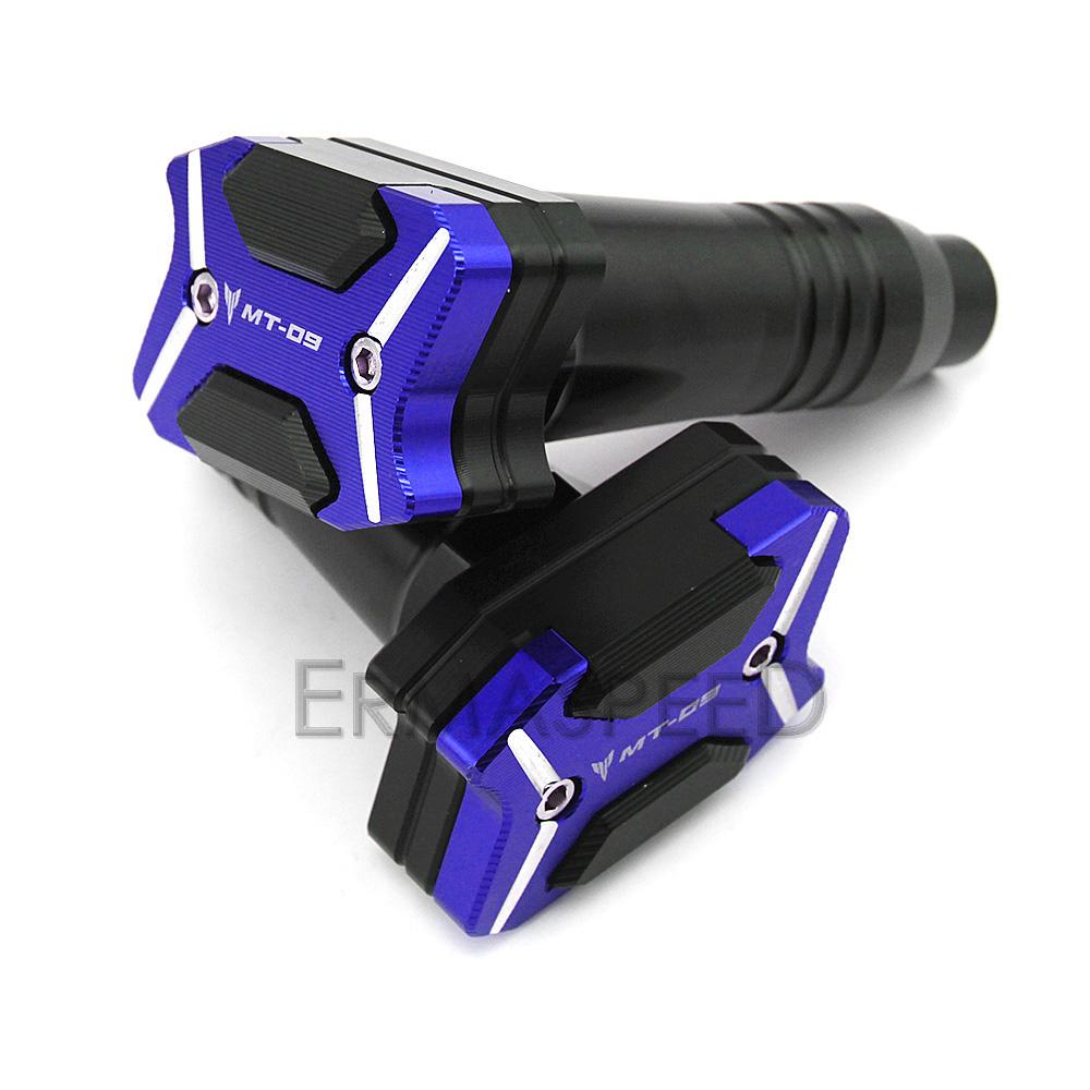 MT-09 мотоциклетная защита от падения, рама, ползунки, алюминиевые аксессуары для мотоциклов с ЧПУ для MT09