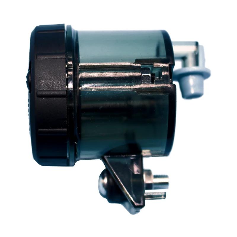 Universal Motorcycle Lever Brake Oil Tank Front Brake Clutch Fluid Bottle Master Cylinder Oil Reservoir Tank Cup With Holder Throttles 2
