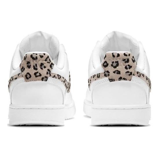 Nike Court Vision Low Leopard Swoosh - Белый 2021 - DD9665-100