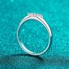 0.5ct VVS1 D Marquise Cut Moissanite Rings for Women 4*8mm Gems Lab Grown Diamond Band S925 Sterling Silver Jewelry GRA