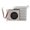 Active Cooler for RasPi 5 2GB 4GB 8GB Adjustable Speed 1.09 CFM 4 Pin Aluminum Alloy Active Cooling
