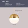 Modern LED Pendant Light Minimalist Spherical Glass Hanging Lamps For Living Rooms Study Bedroom Cafe Banquet Hall Illuminating