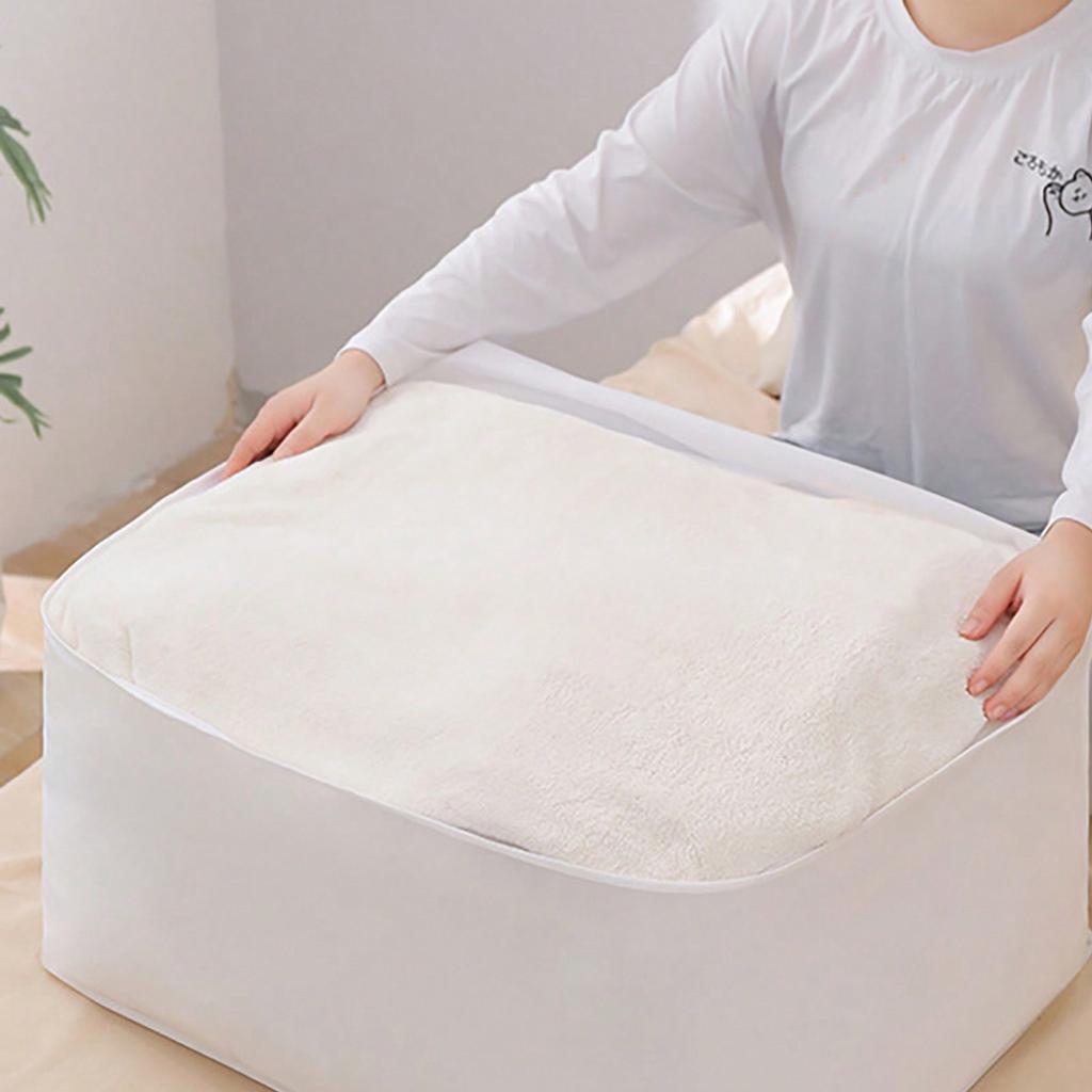 1PC-Large Waterproof Quilt Clothes Organizer Dustproof Closet Organizer Clothes Storage Bag Luggage Wardrobe Clothing Storage Ba