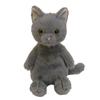 Sun Arrow Belly Fur Cat Stuffed Toy K-9515 H24.5×W15.5×D25cm