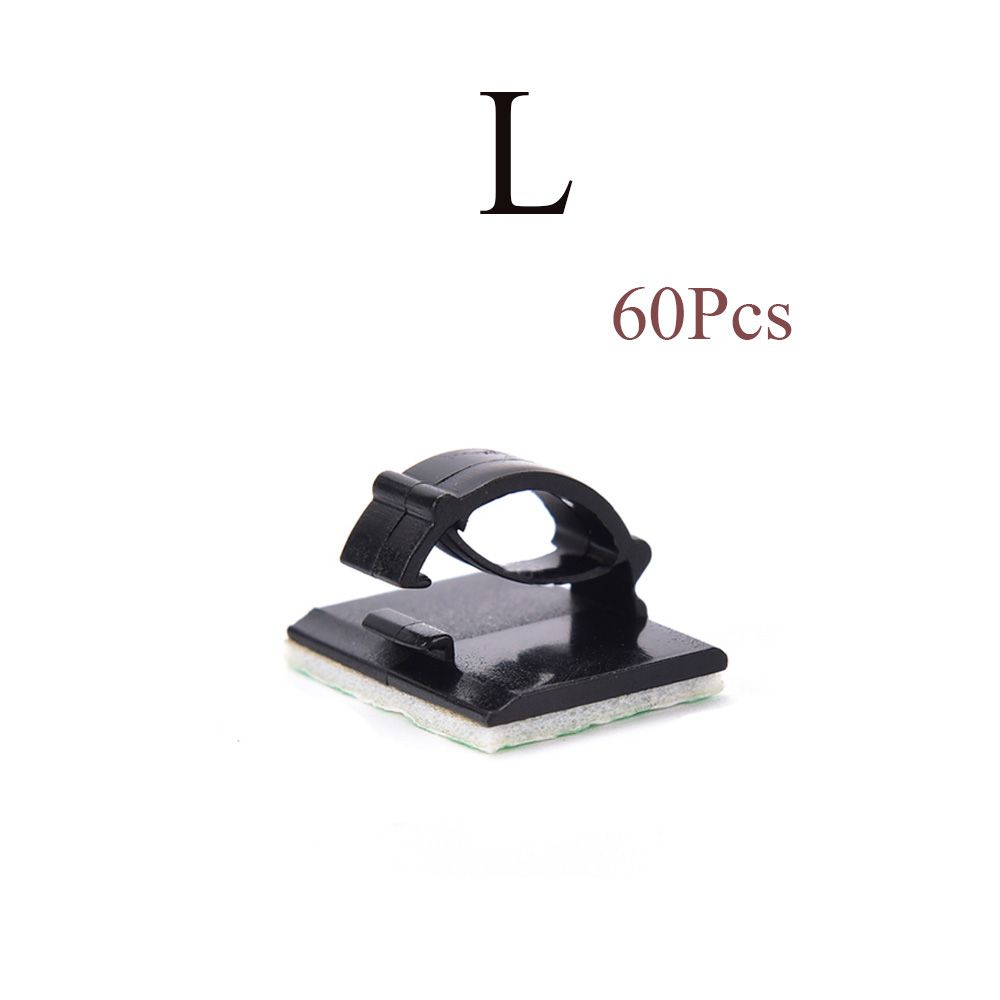 Hot Fastener Plastic Organizer Clamp Wire Management Buckle Line Fixer Holder Cable Clip