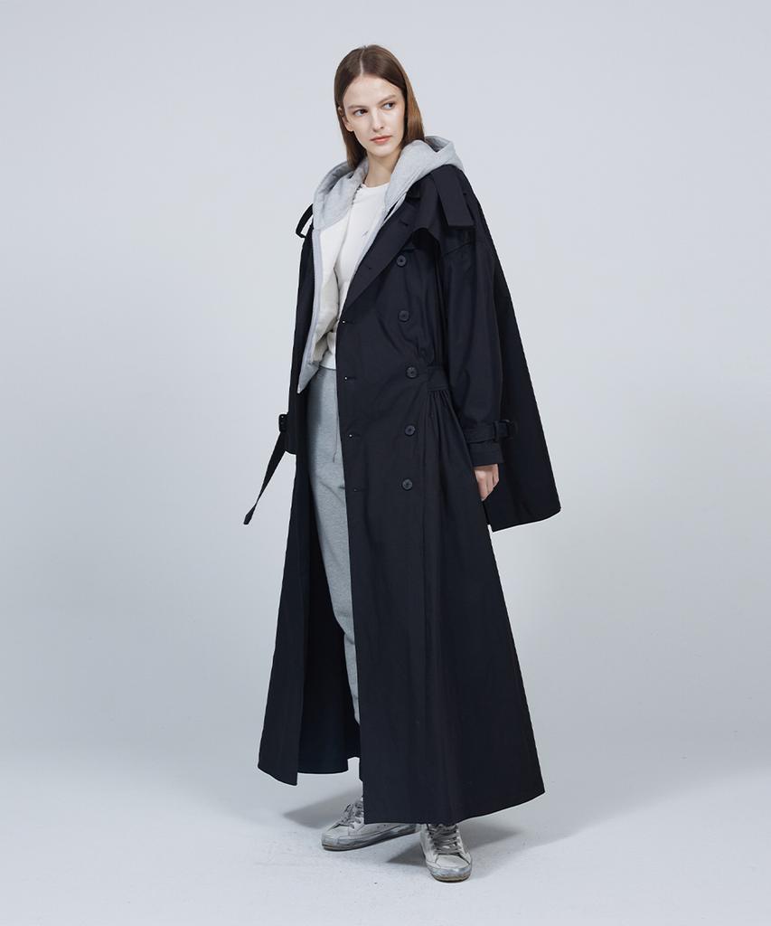 Mmam Signature Double Button Trench Coat