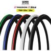 GORIX 700c Bicycle Tires for Road Bikes and Cross Bikes (Passion 23c) Slick Clincher Tires 700x23c (Black)