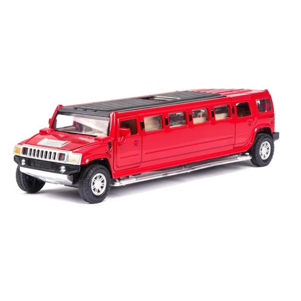 1/32 сплав Hummer H2 удлиненный лимузин металлическая литая модель автомобиля звук и свет инерционный детский игрушечный транспорт подарок