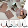 Desktop Stand Mirror Portable Suitable Simple Elegant Women Folding Handle Mirror Creative MINI M9S8