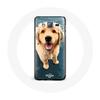 Case - Maniacase - Samsung Galaxy J7 - Soft - Black - Golden Retriever Puppy