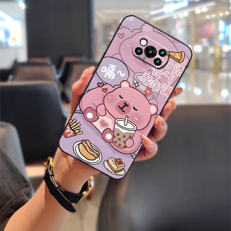 Парный ТПУ чехол для телефона Xiaomi Poco X3 NFC/X3 Pro Силиконовый Мягкий чехол Пылезащитный Ударопрочный Защита от ударов Задняя крышка Милый