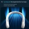 Portable USB Rechargeable Mini Neck Fan - Silent Outdoor Personal Cooler