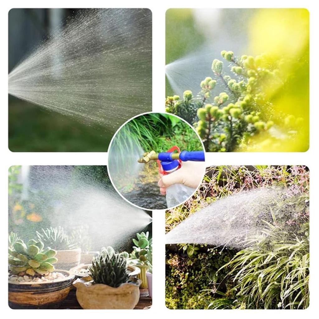 Возвратно-поступательные двойные распылительные головки Полив цветов Удобрение Портативный пневматический распылитель Аксессуары для садовой зелени