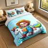 3Pcs Bedding SetChucky Soft Bed Sheet and Two Pillowcases Home Bedroom Decor