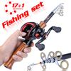 SOUGAYILANG Рыболовный спиннинг, набор удилищ с спиннинговой катушкой, катушка для заброса наживки, удочка, леска, приманка, рыболовные инструменты