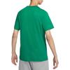 Nike SS24 Letter Logo Повседневный свитер Трикотажный спортивный мягкий удобный прочный классический круглый вырез короткий рукав футболка мужская футболка павлинье-зеленый AR5005-365