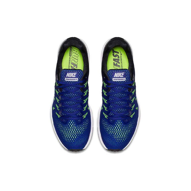 Nike Pegasus 33 Сетчатый, Текстильная Амортизация Скользкий Устойчивый к Истиранию Дышащий Легкий Отскок 831352-400