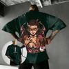 Kimetsu No Yaiba Незуко Камадо Аниме Футболка Мужская Женская С Коротким Рукавом Убийца Демонов Графическая Футболка Стритвир Повседневные Топы 2026 Лето