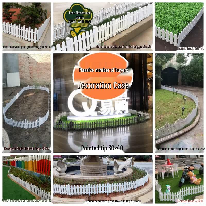 Outdoor Plastic Garden Fence & Partition