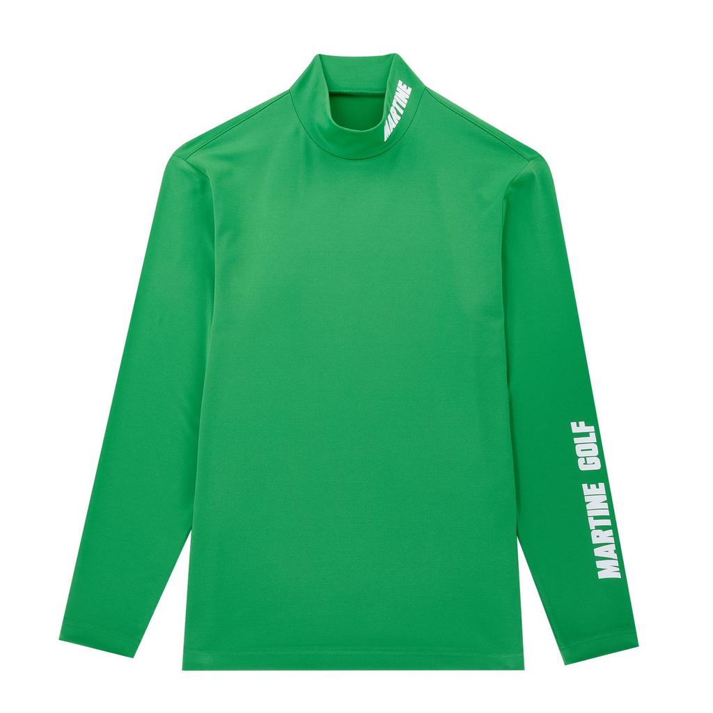 MARTINE GOLF Stretch Mock Neck Shirts_Green (Men)