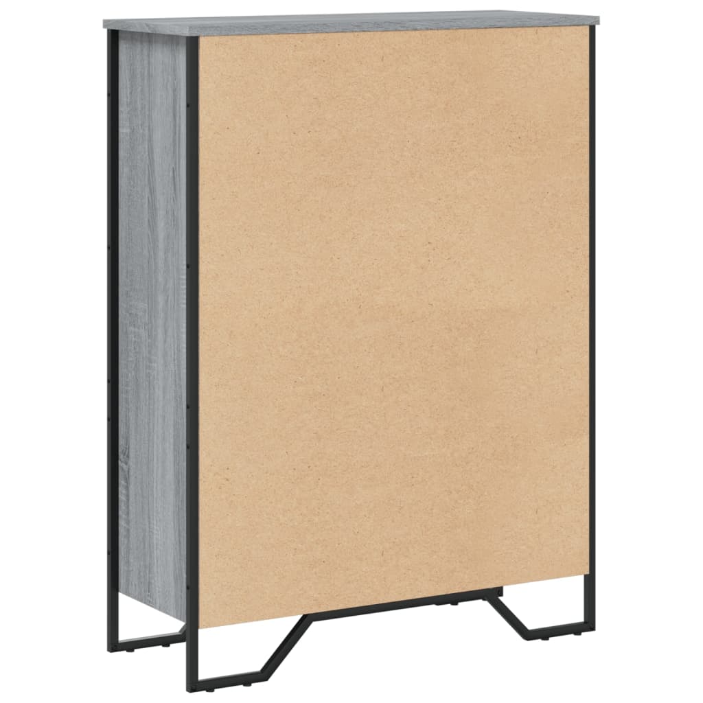 Bookshelf Gray Sonoma 80 x 31 x 106 cm Particleboard