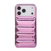 Glossy Laser Skin Down Jacket Aurora Phone Case for For Iphone 17 16 14 11 12 13 1 Pro Max 16 Plus Shockproof Soft Cover