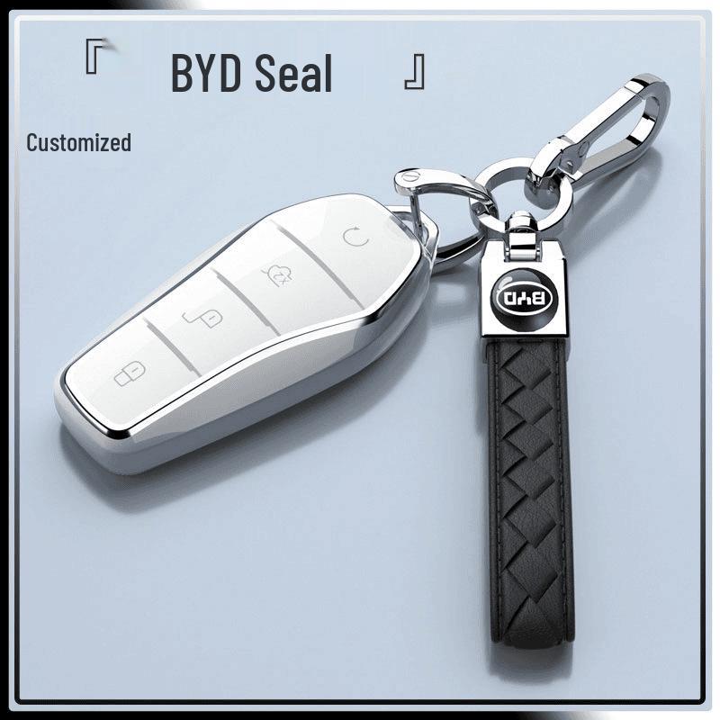 Чехол для ключа автомобиля 2024 BYD Seal: Элитная версия Honor, роскошный внешний корпус для Seal DMI
