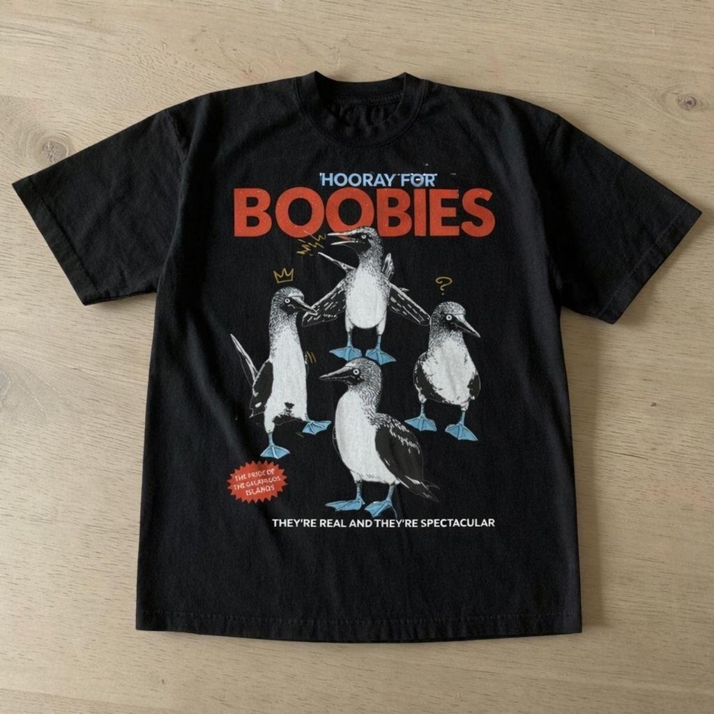 Vintage fuuny boobies graphic tshirt Unisex T-Shirt