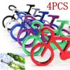 4 шт./компл. брелок для ключей EDC Multi Bike, брелок для бутылок, вина, пива, открывалка, многоцветная открывалка для пива, кухонные принадлежности