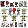Star Wars Pop Mandalorian Baby Yoda Boba Fett Action Figure Collectible**