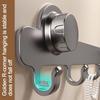 5/6/7/8-Hook Suction Door Cup Hook Waterproof Hanging Coat Rack  Bathroom
