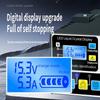 Car Battery Charger High Frequency 12V/24V Fully Automatic EU/US Plug Pulse Repair Intelligent High Power LCD Display