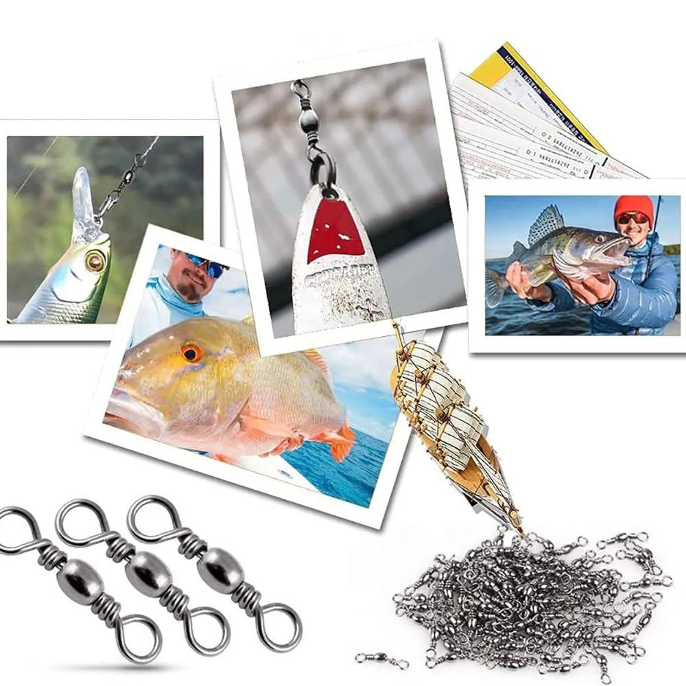 50 шт. Коннектор вертлюжки быстрые вертлюжки рыболовная леска соединитель бочкообразные вертлюги морская рыбалка