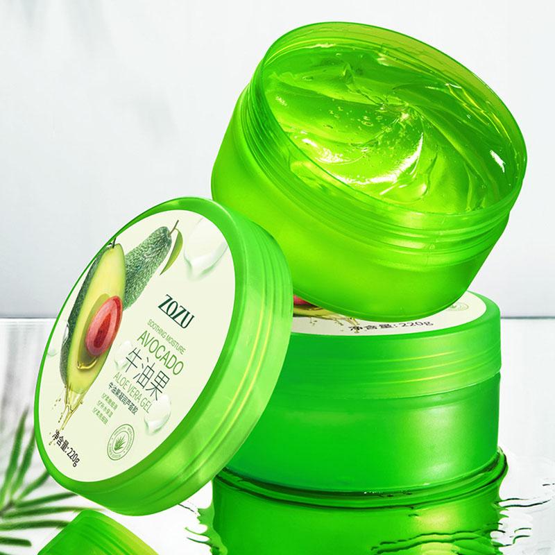 ZOZU Увлажняющий гель алоэ вера с авокадо, освежающий нелипкий гель-крем с алоэ вера