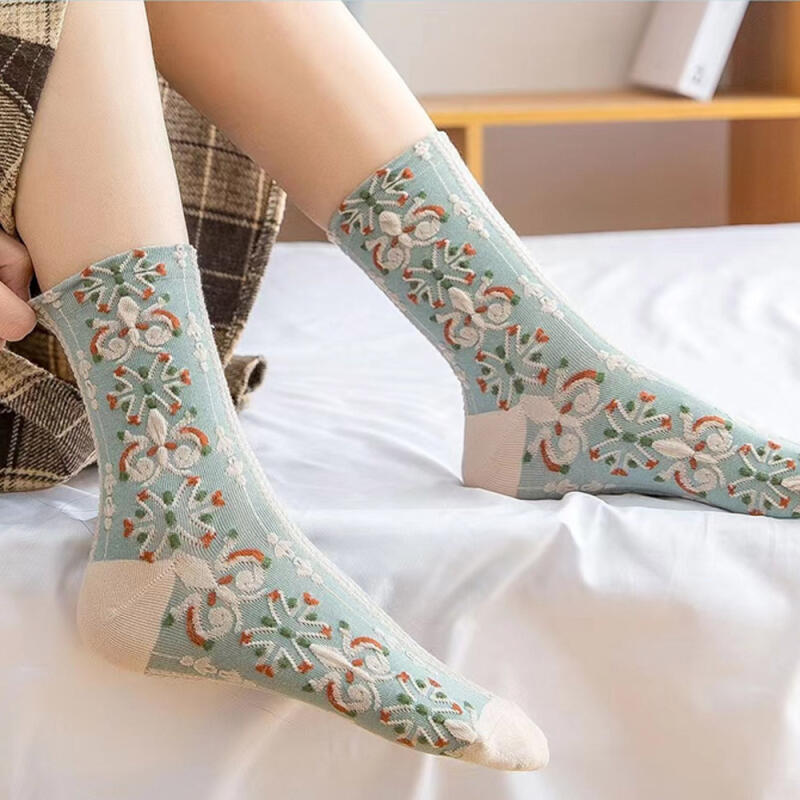 Женские рельефные носки Erin Daisy 3D, набор из 5 цветов