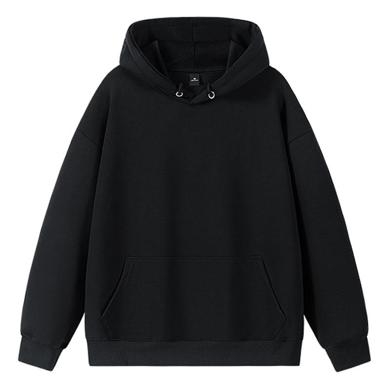 Женское хлопковое худи в стиле кэжуал - Длинный рукав, Свободный крой, Корейская осенняя мода