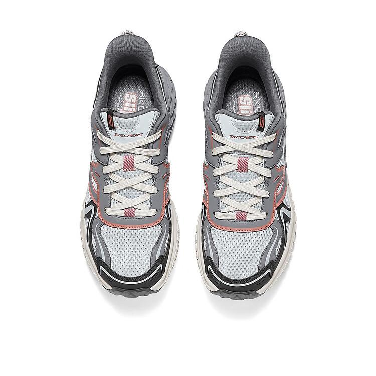 Skechers Уличная мода Удобные Модные Прочные Низкие Папины кроссовки Мужские кроссовки Серый 232749-TPE