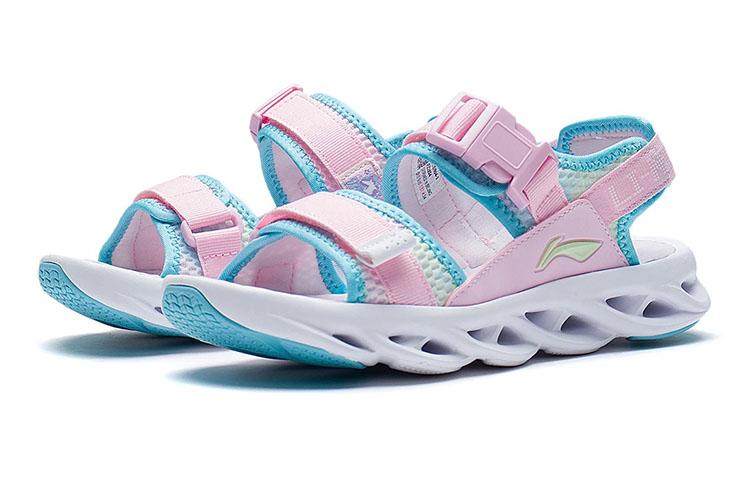 Li Ning YOUNG Коллекция Спортивная Жизнь Детские Сандалии Цвет Розовый Цветок Вишни Подростки YKUS004-2