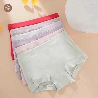 Женские дышащие трусы с высокой талией, хлопковые трусы больших размеров, шорты, нижнее белье